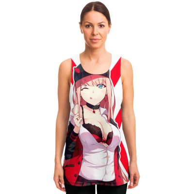 6a6ab0a58240638ba258ae758babce2c tankTop female front - Darling In The FranXX Store