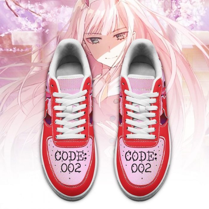code 002 darling in the franxx shoes zero two air force sneakers anime shoes gearanime 2 - Darling In The FranXX Store