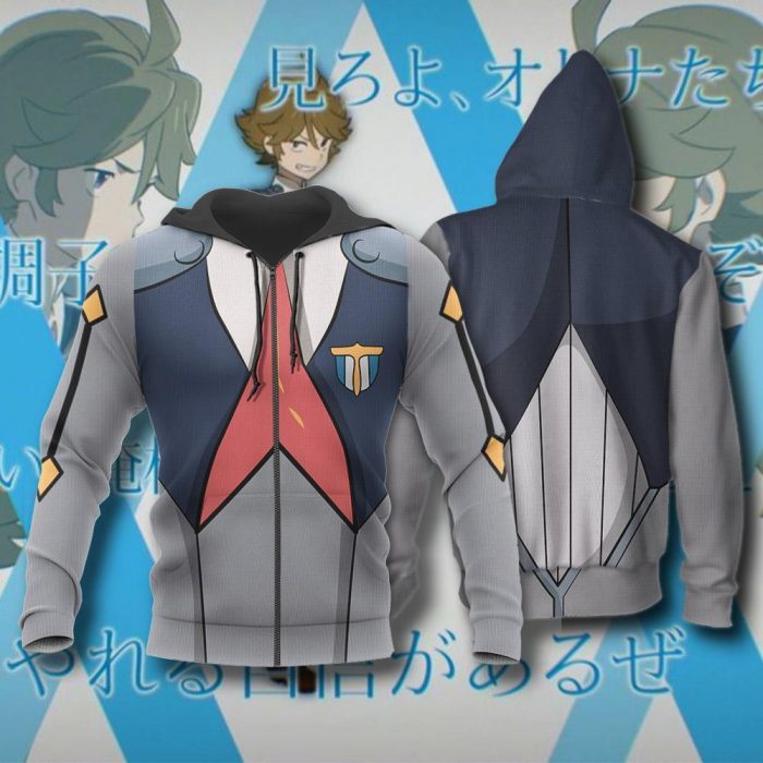 code 666 zorome darling in the franxx zip hoodie jacket uniform gearanime - Darling In The FranXX Store