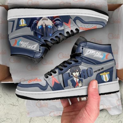 darling in the franxx hiro jordan sneakers code 016 custom shoes gearanime 3 - Darling In The FranXX Store