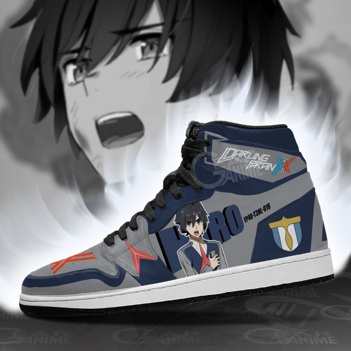 darling in the franxx hiro jordan sneakers code 016 custom shoes gearanime 5 - Darling In The FranXX Store