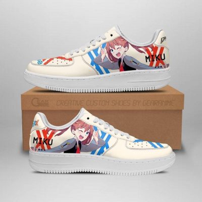 darling in the franxx shoes code 390 miku air force sneakers anime shoes gearanime - Darling In The FranXX Store