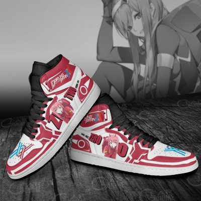 zero two darling in the franxx jordan sneakers code 002 custom shoes gearanime 4 - Darling In The FranXX Store