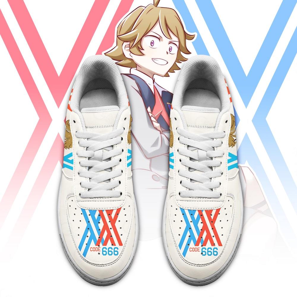 Darling In The Franxx Shoes Code 666 Zorome Air Force Sneakers