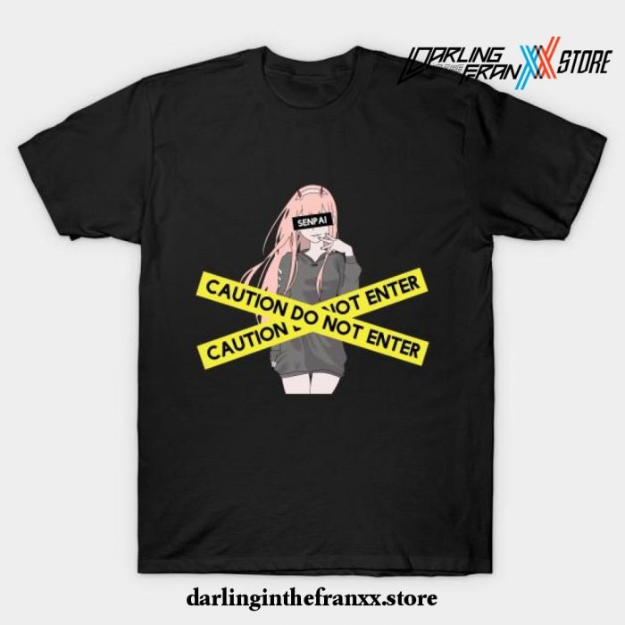 Caution Do Not Enter Shirt Black / S