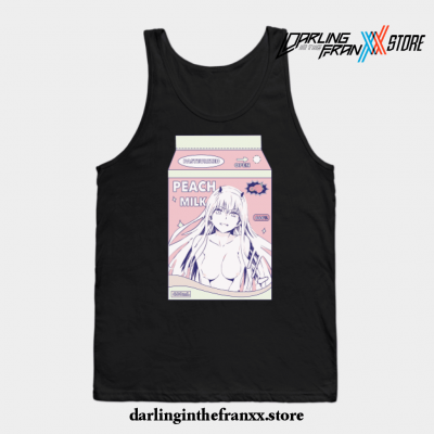 Darling Girl Peach Milk Tank Top Black / S