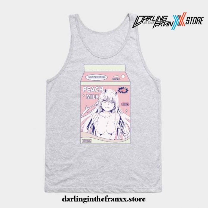 Darling Girl Peach Milk Tank Top Gray / S