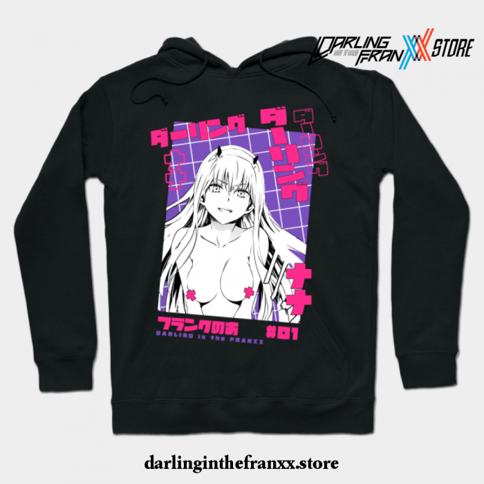 Darling In The Franxx Cute Girl Hoodie Black / S