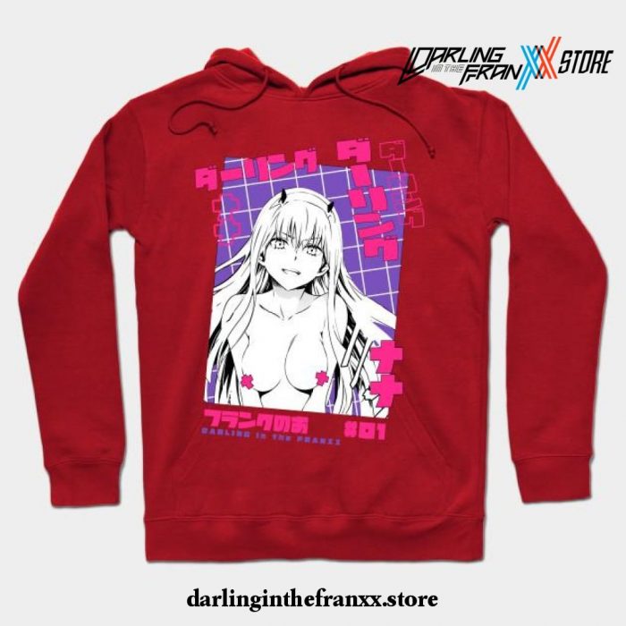 Darling In The Franxx Cute Girl Hoodie Red / S