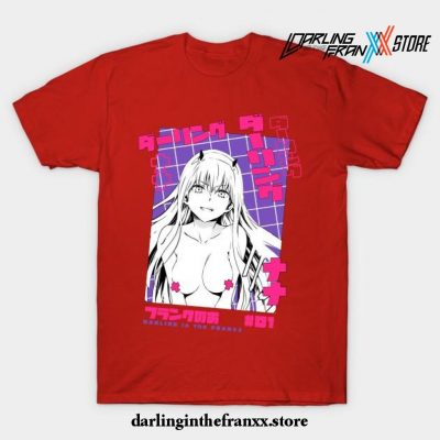 Darling In The Franxx Cute Girl T-Shirt Red / S