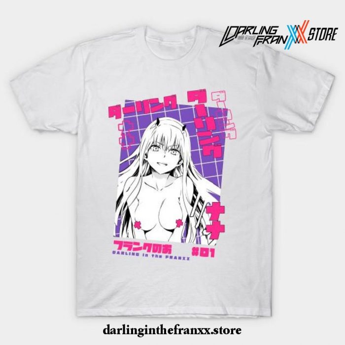 Darling In The Franxx Cute Girl T-Shirt White / S