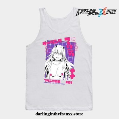 Darling In The Franxx Cute Girl Tank Top White / S