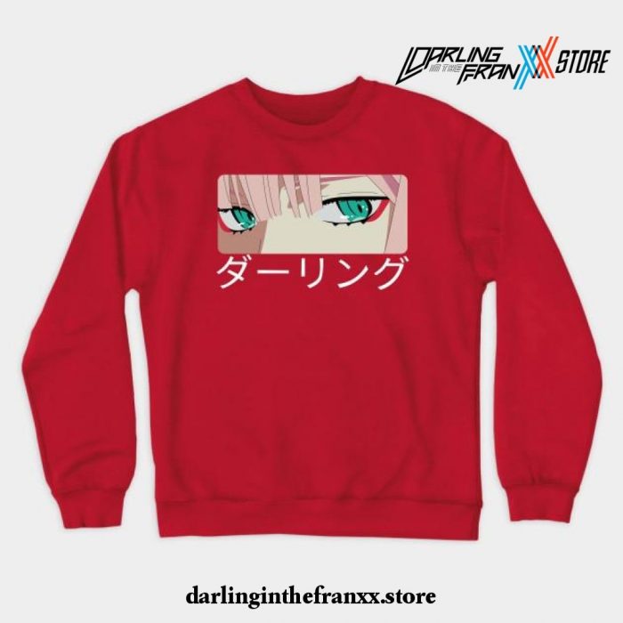 Darling In The Franxx Ever Crewneck Sweatshirt Red / S