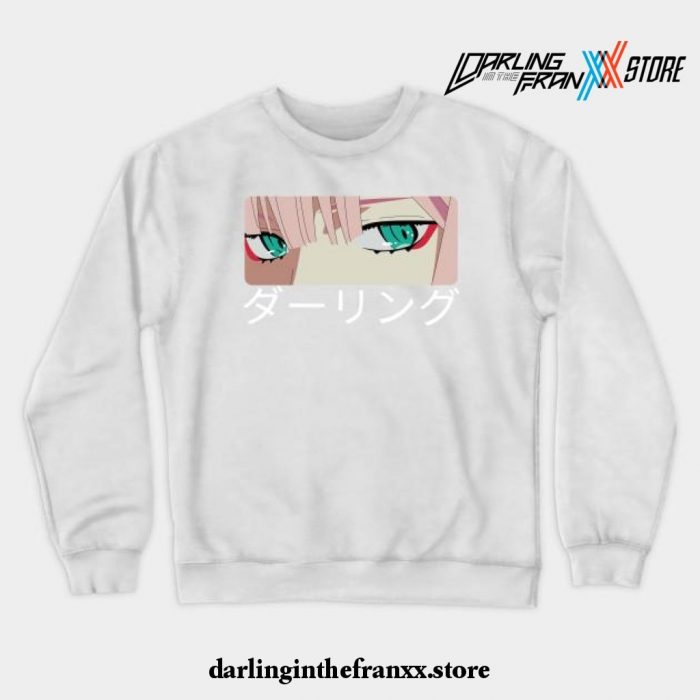 Darling In The Franxx Ever Crewneck Sweatshirt White / S