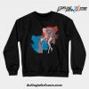 Darling In The Franxx Minimalist (Hiro And Zero Two) Crewneck Sweatshirt Black / S