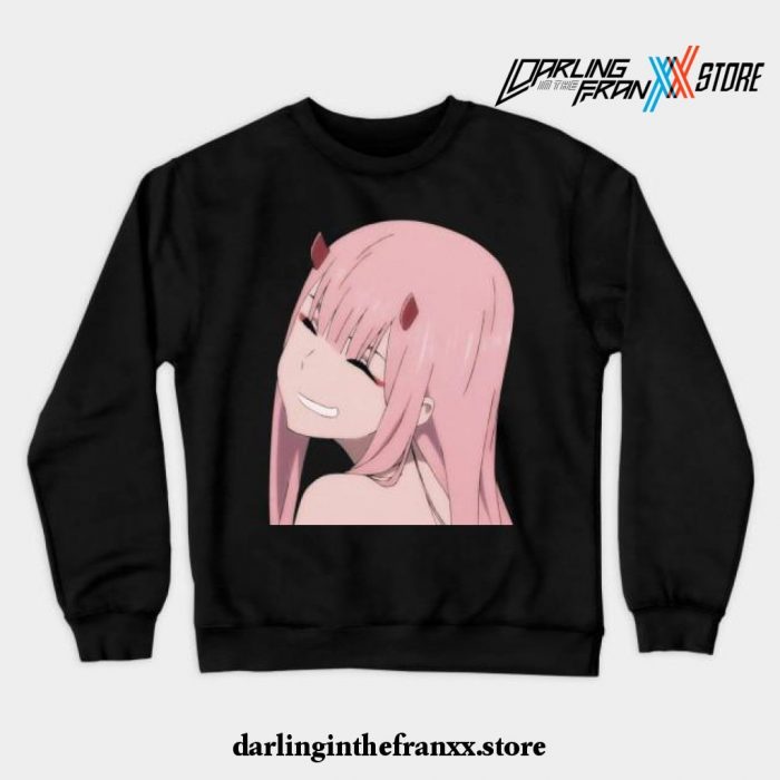 Darling In The Franxx - Zero Two Crewneck Sweatshirt Black / S