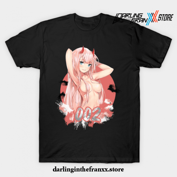 Darling In The Franxx Zero Two - Hi Darling ! T-Shirt Black / S