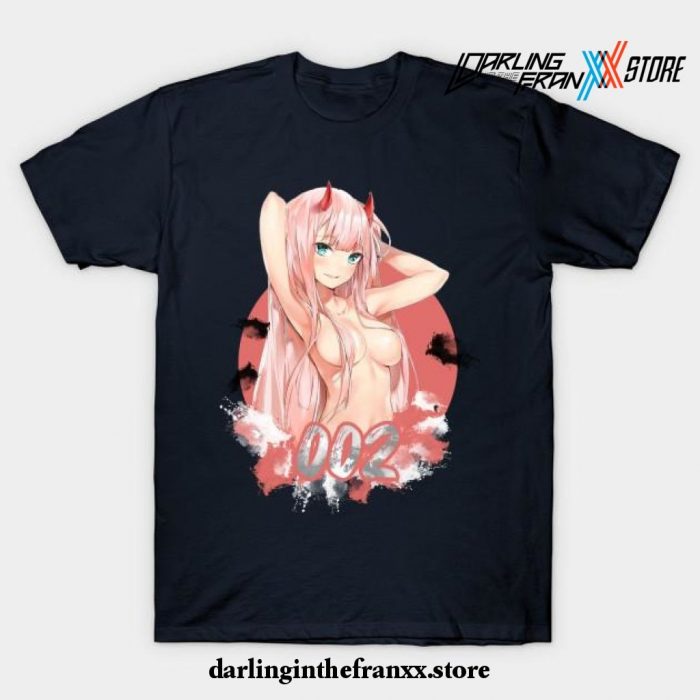 Darling In The Franxx Zero Two - Hi Darling ! T-Shirt Navy Blue / S