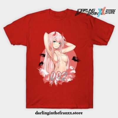 Darling In The Franxx Zero Two - Hi Darling ! T-Shirt Red / S