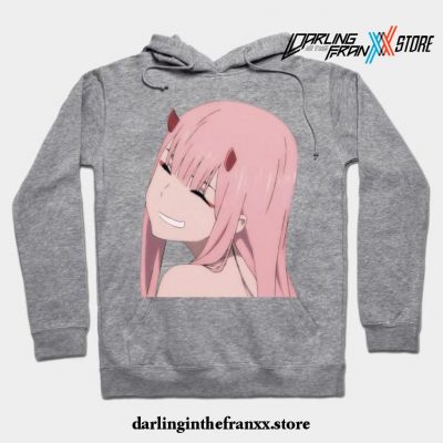 Darling In The Franxx - Zero Two Hoodie Gray / S