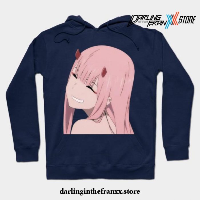 Darling In The Franxx - Zero Two Hoodie Navy Blue / S