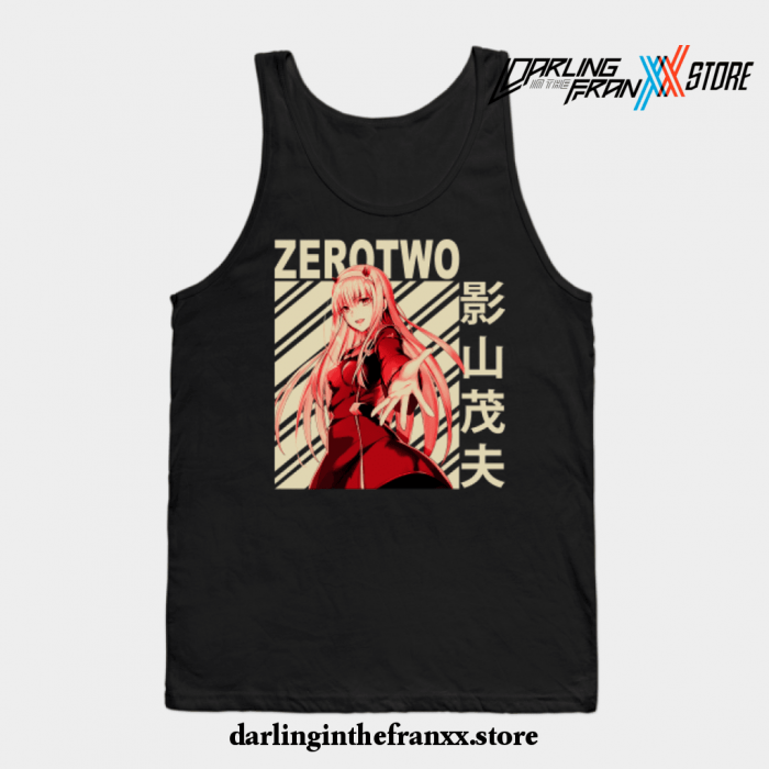 Darling In The Franxx Zero Two Tank Top Black / S