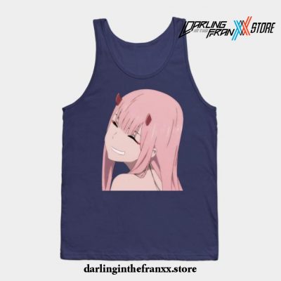 Darling In The Franxx - Zero Two Tank Top Navy Blue / S