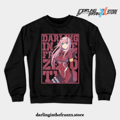 Darling In The Franxx - Zero Two V4 Crewneck Sweatshirt Black / S