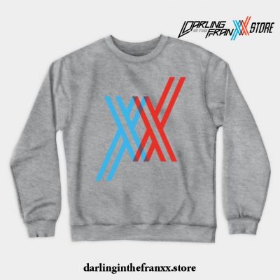 Franxx2 Crewneck Sweatshirt Gray / S
