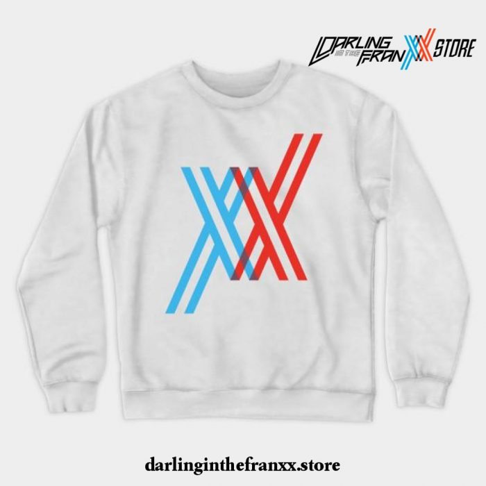 Franxx2 Crewneck Sweatshirt White / S