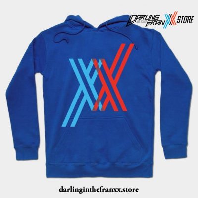 Franxx2 Hoodie Blue / S