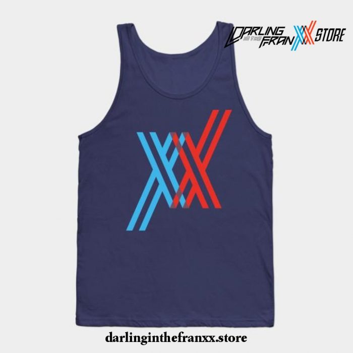 Franxx2 Tank Top Navy Blue / S