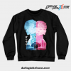 Minimalist Silhouette Hiro _ Zero Two Crewneck Sweatshirt Black / S