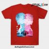 Minimalist Silhouette Hiro _ Zero Two T-Shirt Red / S