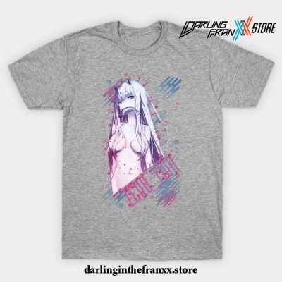 Zero Two - 02 Hi Darling Dynamic Style T-Shirt Gray / S