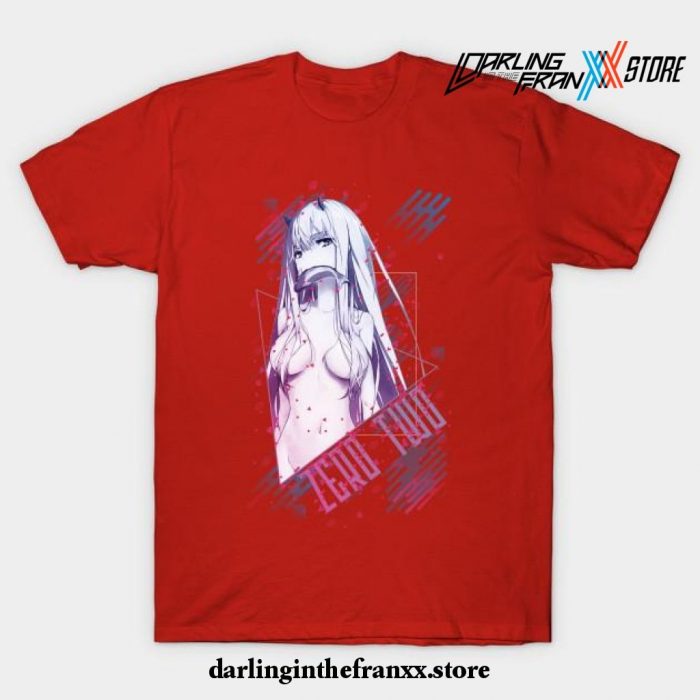 Zero Two - 02 Hi Darling Dynamic Style T-Shirt Red / S