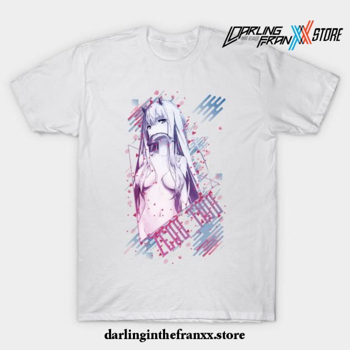 Zero Two - 02 Hi Darling Dynamic Style T-Shirt White / S