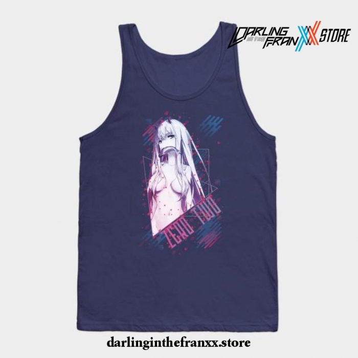 Zero Two - 02 Hi Darling Dynamic Style Tank Top Navy Blue / S