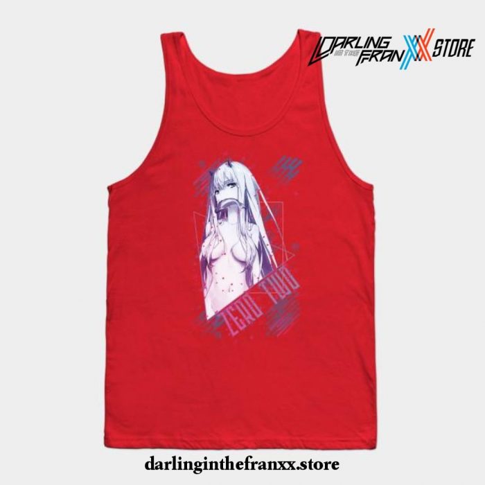Zero Two - 02 Hi Darling Dynamic Style Tank Top Red / S