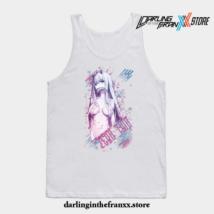 Zero Two - 02 Hi Darling Dynamic Style Tank Top White / S