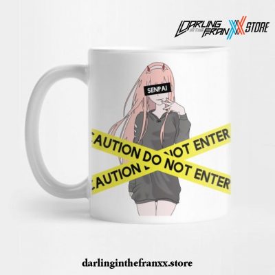 Zero Two Caution Do Not Enter Mug