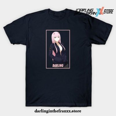 Zero Two Darling In The Franxx Anime T-Shirt Black / S