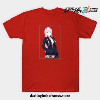 Zero Two Darling In The Franxx Anime T-Shirt Red / S