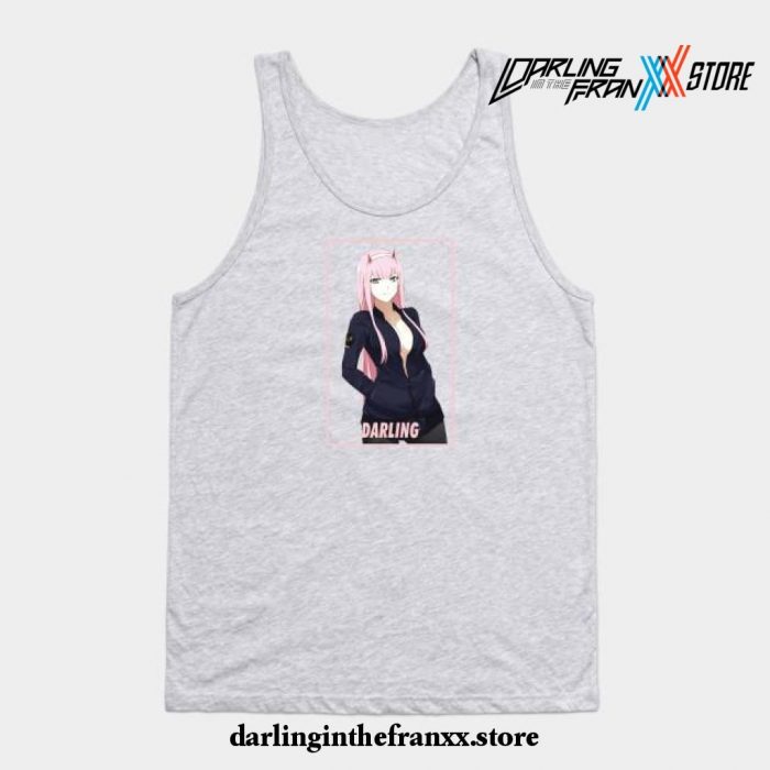 Zero Two Darling In The Franxx Anime Tank Top Gray / S