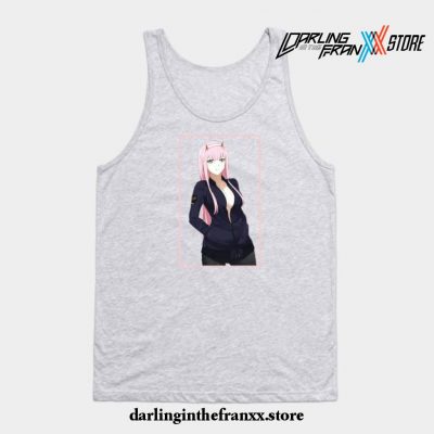 Zero Two Darling In The Franxx Anime Tank Top Gray / S