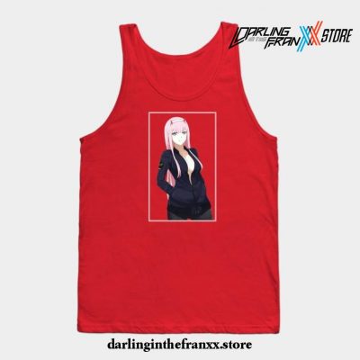 Zero Two Darling In The Franxx Anime Tank Top Red / S