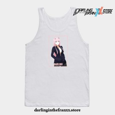 Zero Two Darling In The Franxx Anime Tank Top White / S