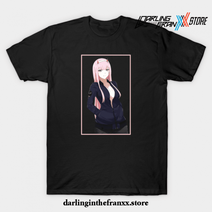 Zero Two Darling In The Franxx T-Shirt Black / S