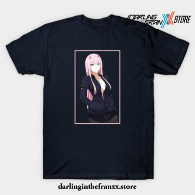Zero Two Darling In The Franxx T-Shirt Navy Blue / S