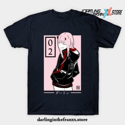 Zero Two - Darling In The Franxx T-Shirt Navy Blue / S